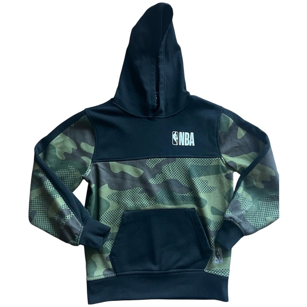 NBA Kids Camo Hoodie Pullover Youth Boys Size 8